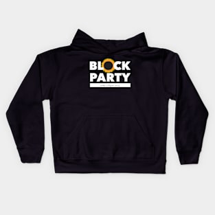 Block Party eclipse 2024 Kids Hoodie